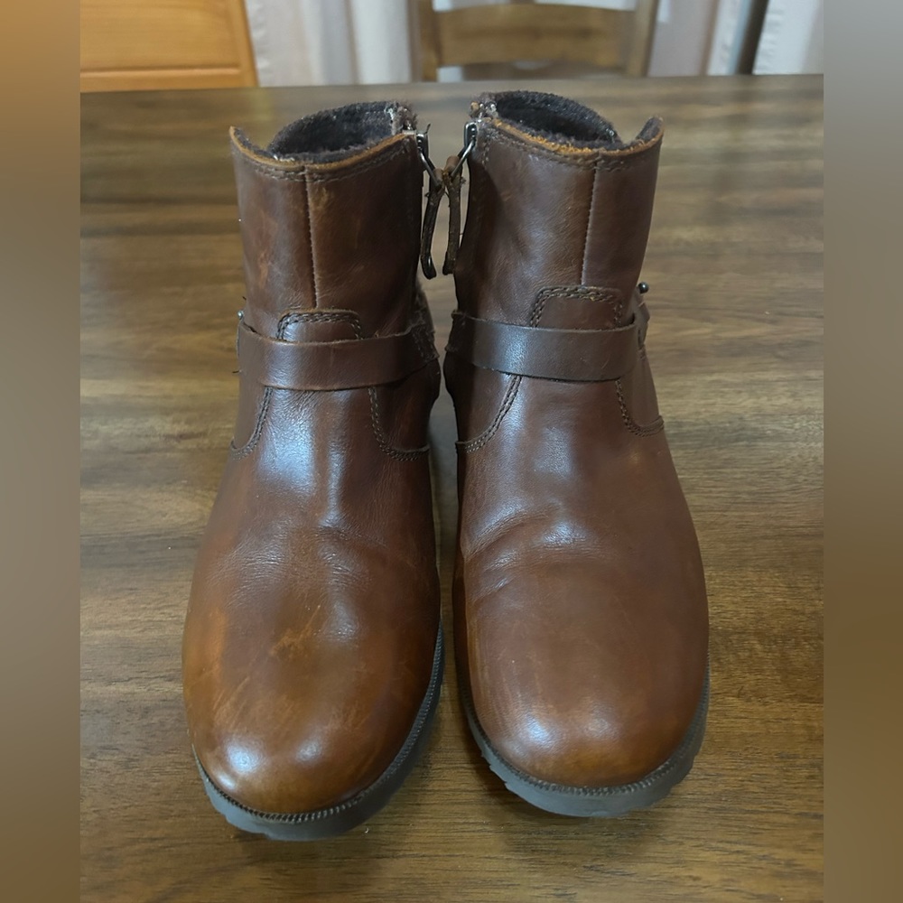 Teva De La Vena Waterproof Leather/wool Ankle Boots